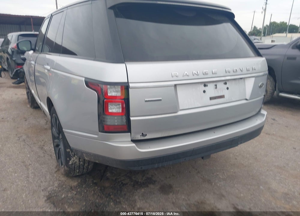 2015 LAND ROVER RANGE ROVER VIN: SALGS2TF8FA231437