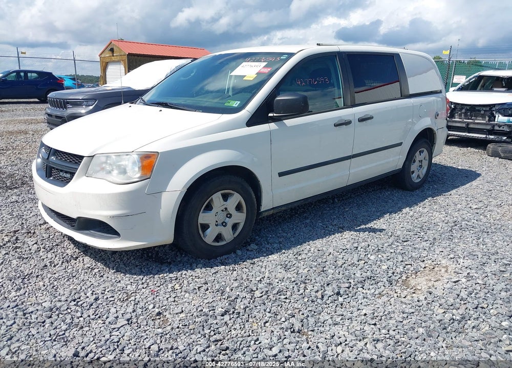 2013 RAM CARGO TRADESMAN VIN: 2C4JRGAG3DR658230