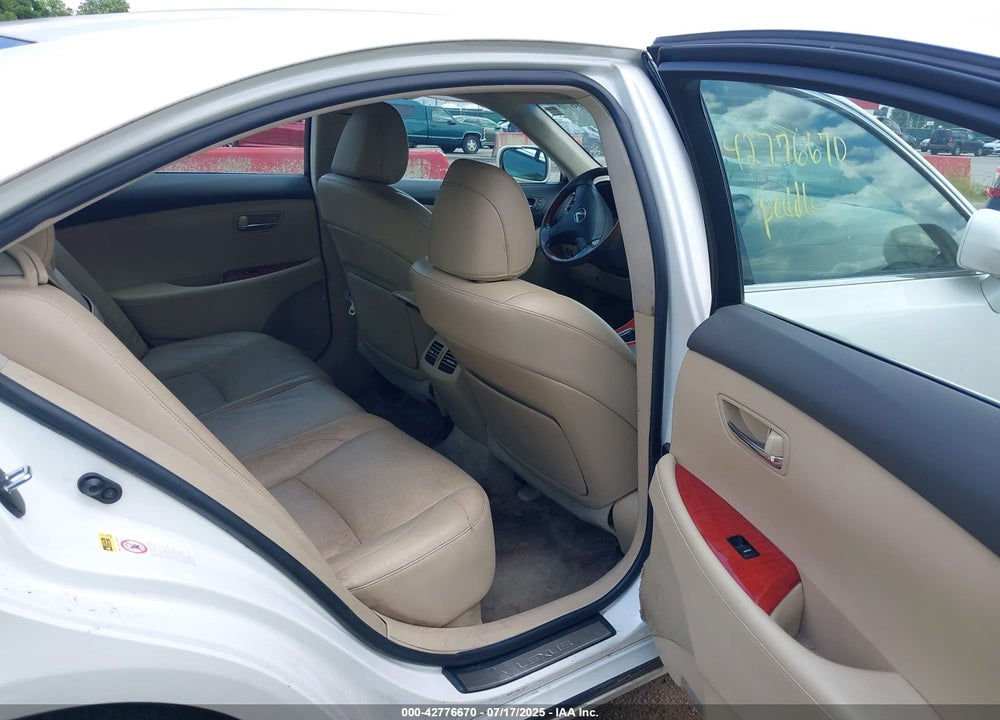 2008 LEXUS ES350 VIN: JTHBJ46G982237229