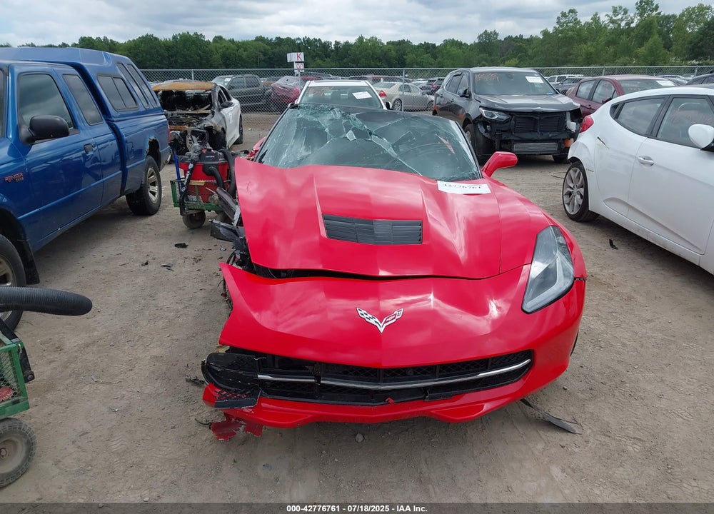 2019 CHEVROLET CORVETTE VIN: 1G1YB2D7XK5112125