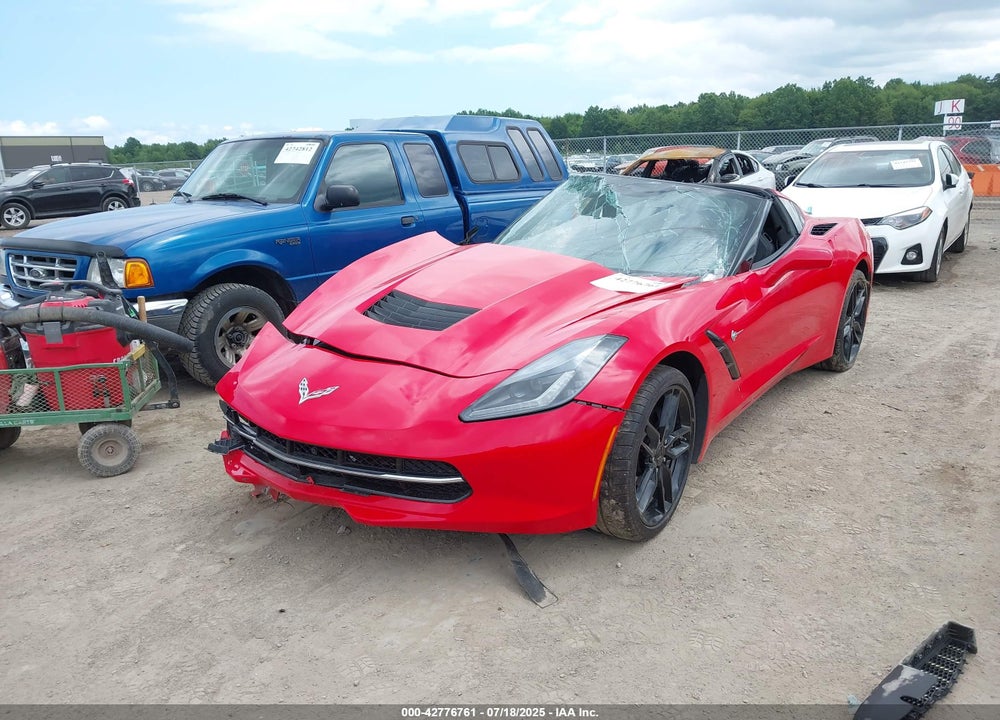 2019 CHEVROLET CORVETTE VIN: 1G1YB2D7XK5112125