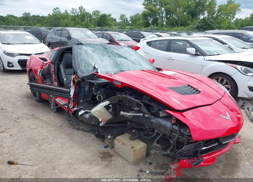 2019 CHEVROLET CORVETTE VIN: 1G1YB2D7XK5112125