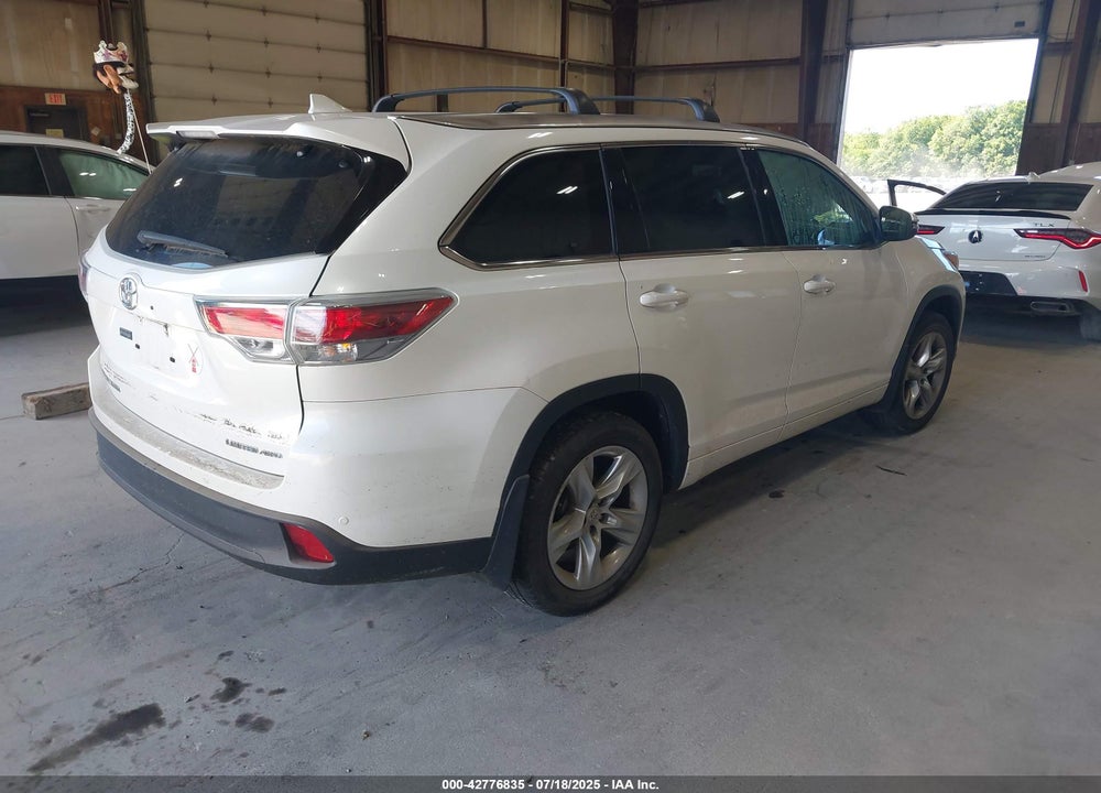 2015 TOYOTA HIGHLANDER VIN: 5TDDKRFH1FS117329
