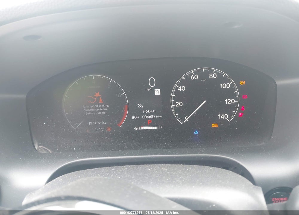 2025 HONDA HR-V VIN: 3CZRZ2H70SM735260