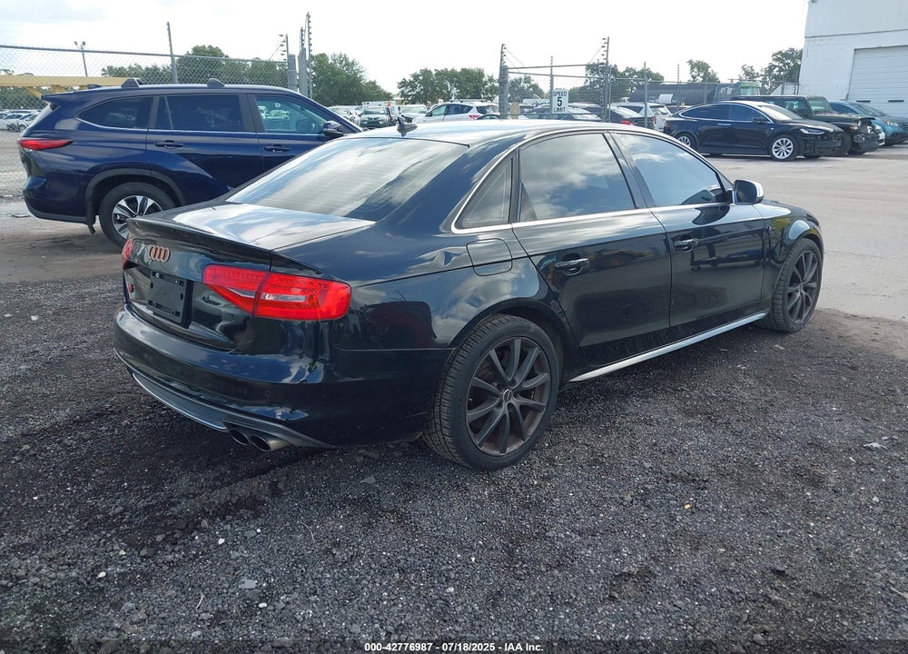 2013 AUDI S4 VIN: WAUKGAFL5DA085460
