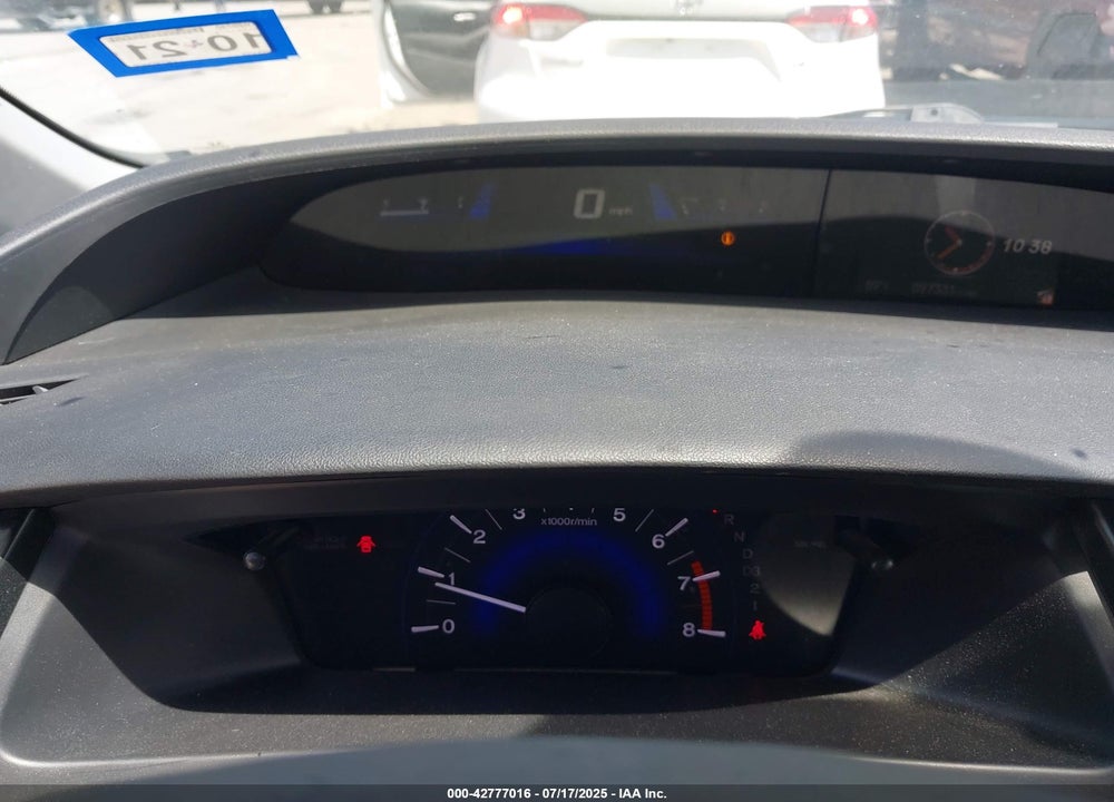 2013 HONDA CIVIC VIN: 19XFB2F57DE063466