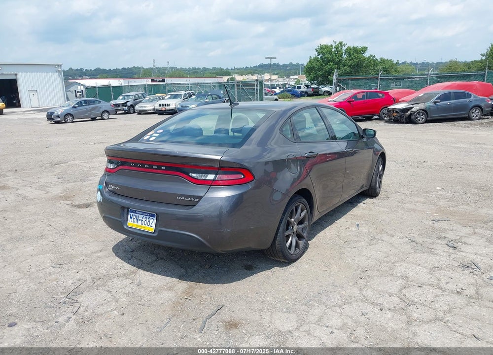 2016 DODGE DART VIN: 1C3CDFFA3GD822481