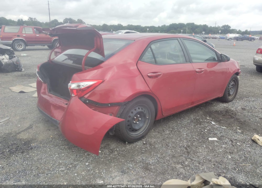 2015 TOYOTA COROLLA VIN: 2T1BURHE0FC452224