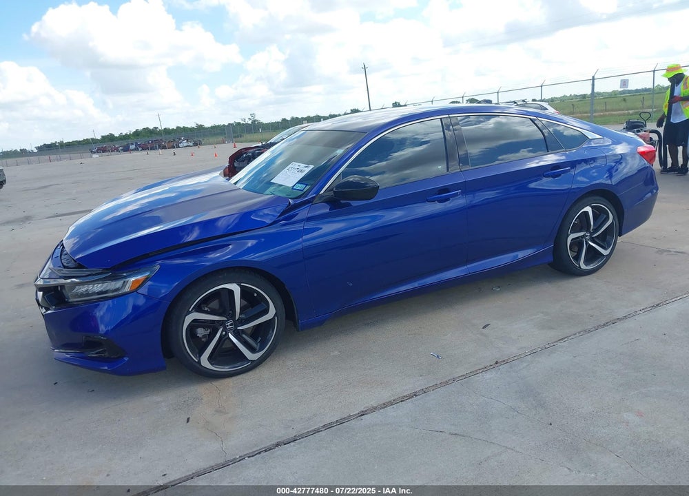 2022 HONDA ACCORD VIN: 1HGCV1F32NA005337