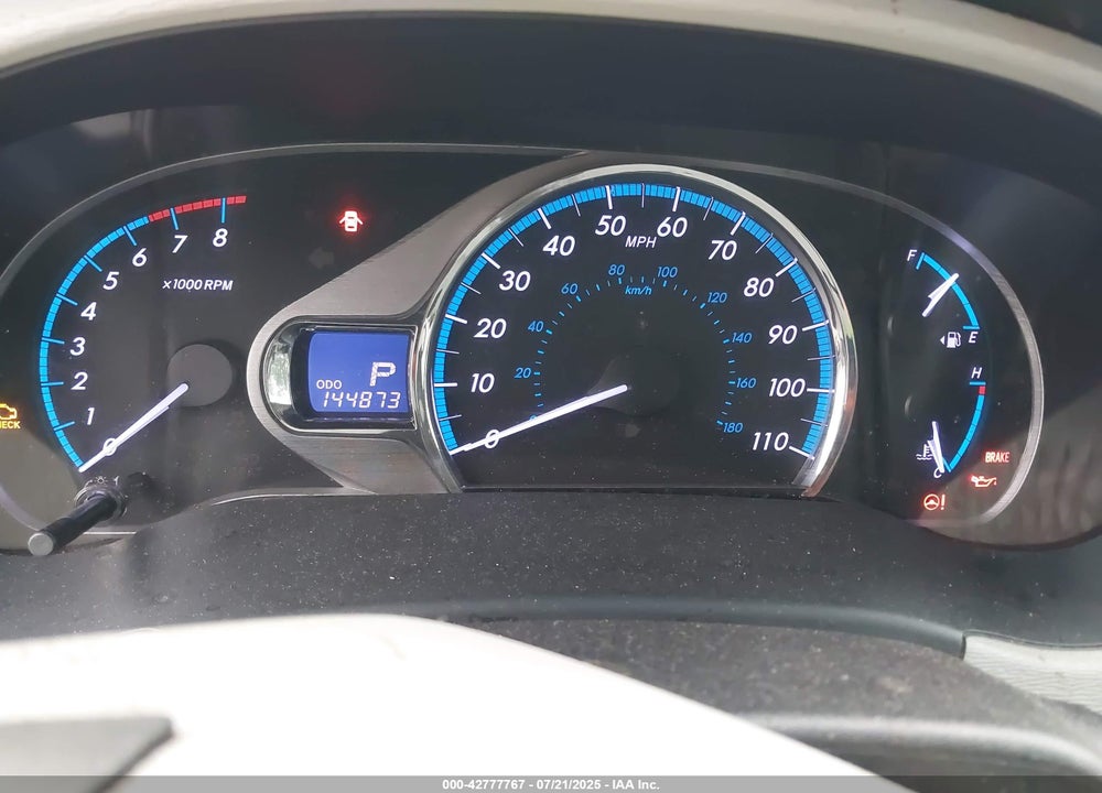 2013 TOYOTA SIENNA LIMITED V6 7 PASSENGER VIN: 5TDYK3DC2DS307191