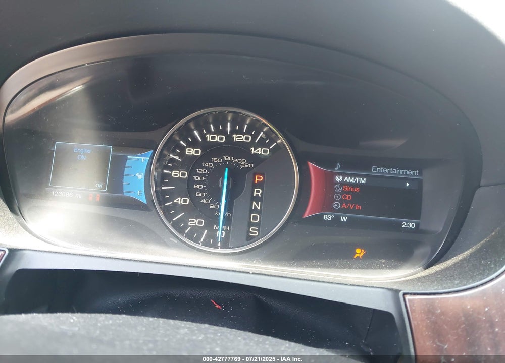 2013 FORD EDGE VIN: 2FMDK4KC6DBE14961