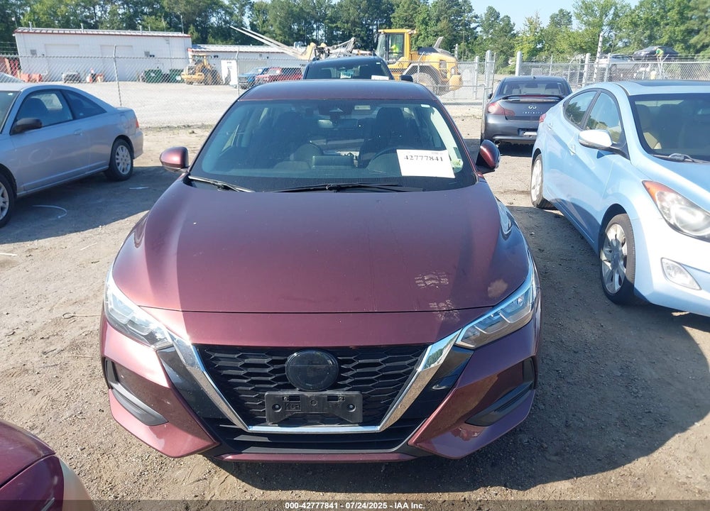 2022 NISSAN SENTRA VIN: 3N1AB8CVXNY262001