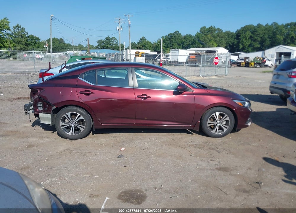 2022 NISSAN SENTRA VIN: 3N1AB8CVXNY262001