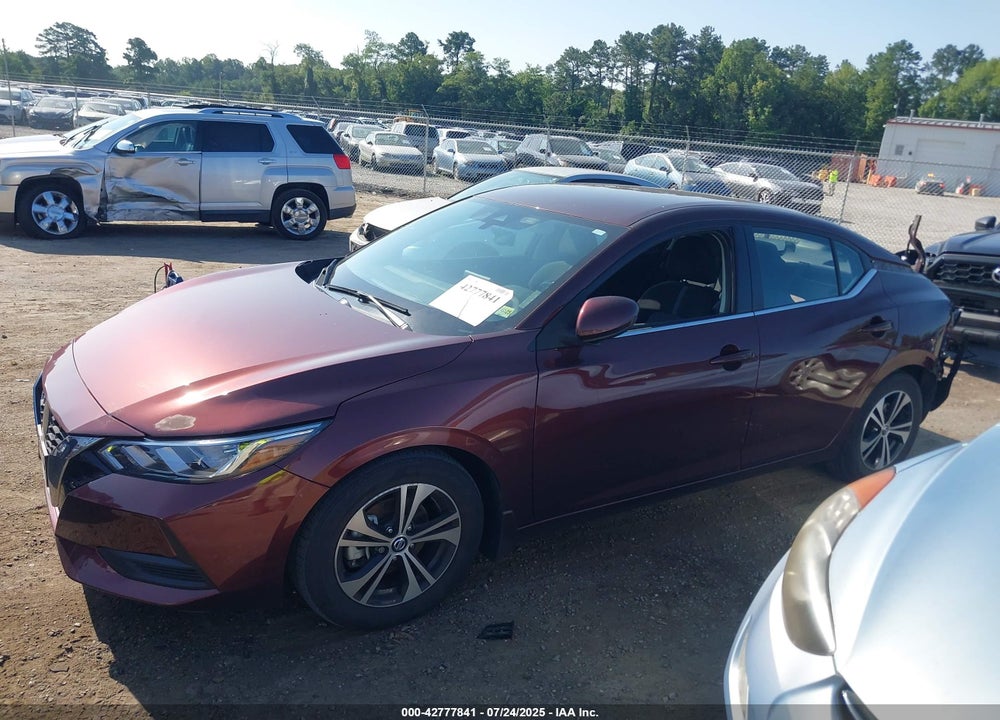 2022 NISSAN SENTRA VIN: 3N1AB8CVXNY262001