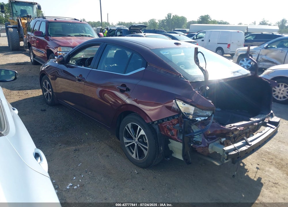 2022 NISSAN SENTRA VIN: 3N1AB8CVXNY262001