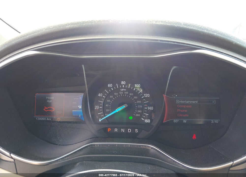 2016 FORD FUSION SE VIN: 3FA6P0HD9GR259860