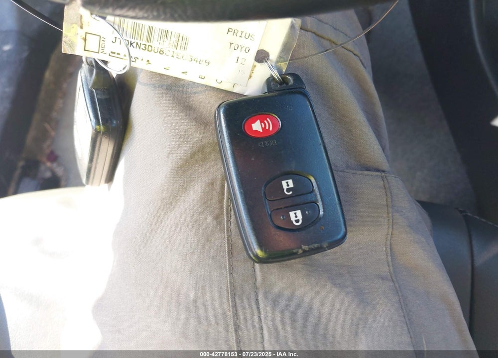 2012 TOYOTA PRIUS VIN: JTDKN3DU8C1503489