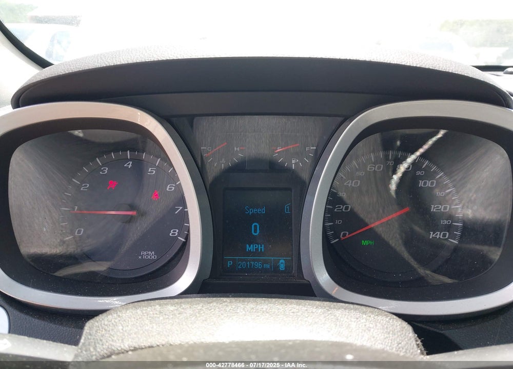 2012 CHEVROLET EQUINOX VIN: 2GNALDEK1C1257925