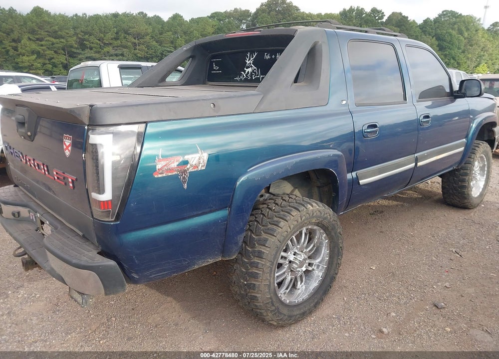2005 CHEVROLET AVALANCHE 1500 Z71 VIN: 3GNEK12Z55G211397