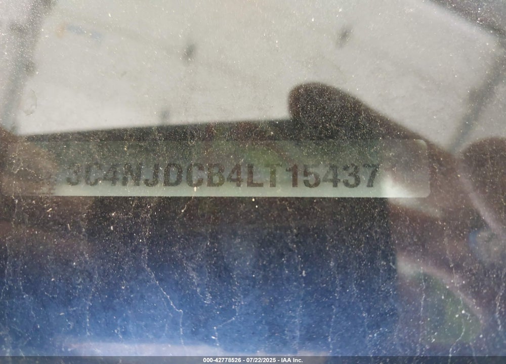 2020 JEEP COMPASS VIN: 3C4NJDCB4LT154371