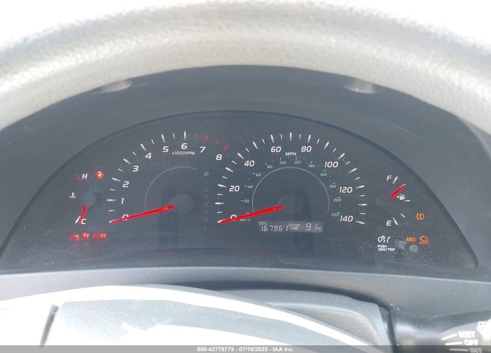 2007 TOYOTA CAMRY LE VIN: 4T1BE46K77U022070