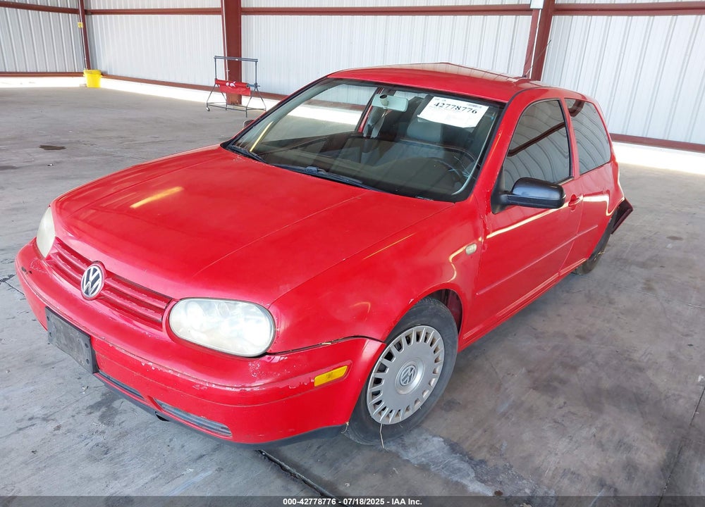 2000 VOLKSWAGEN GOLF GL VIN: WVWBA21J4YW301954