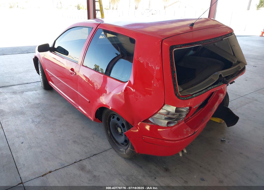 2000 VOLKSWAGEN GOLF GL VIN: WVWBA21J4YW301954