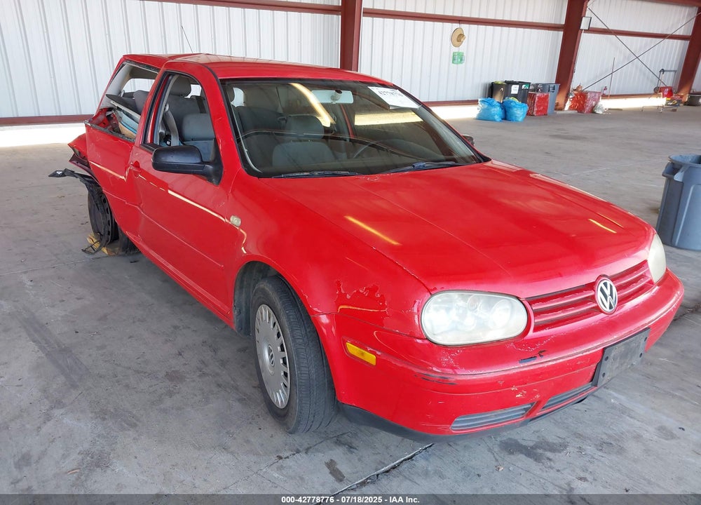 2000 VOLKSWAGEN GOLF GL VIN: WVWBA21J4YW301954