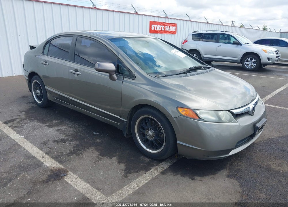2007 HONDA CIVIC LX VIN: 2HGFA16587H304622