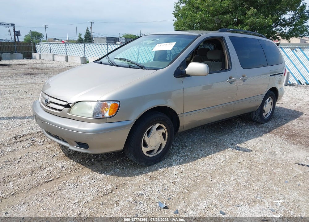 2002 TOYOTA SIENNA LE VIN: 4T3ZF13C72U504142