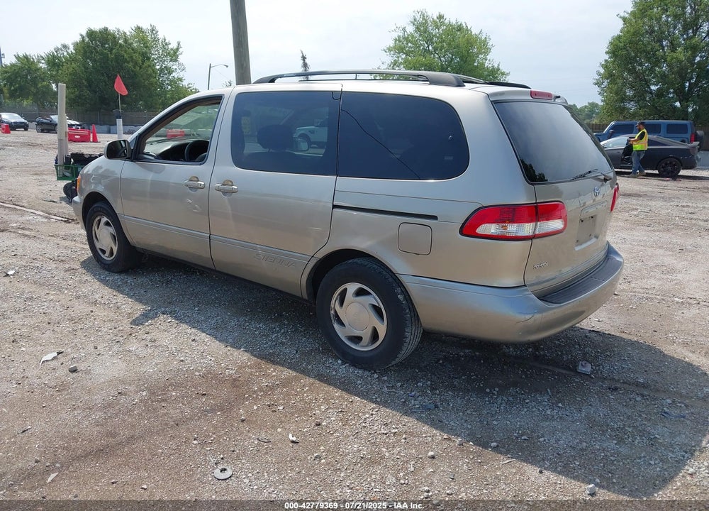 2002 TOYOTA SIENNA LE VIN: 4T3ZF13C72U504142