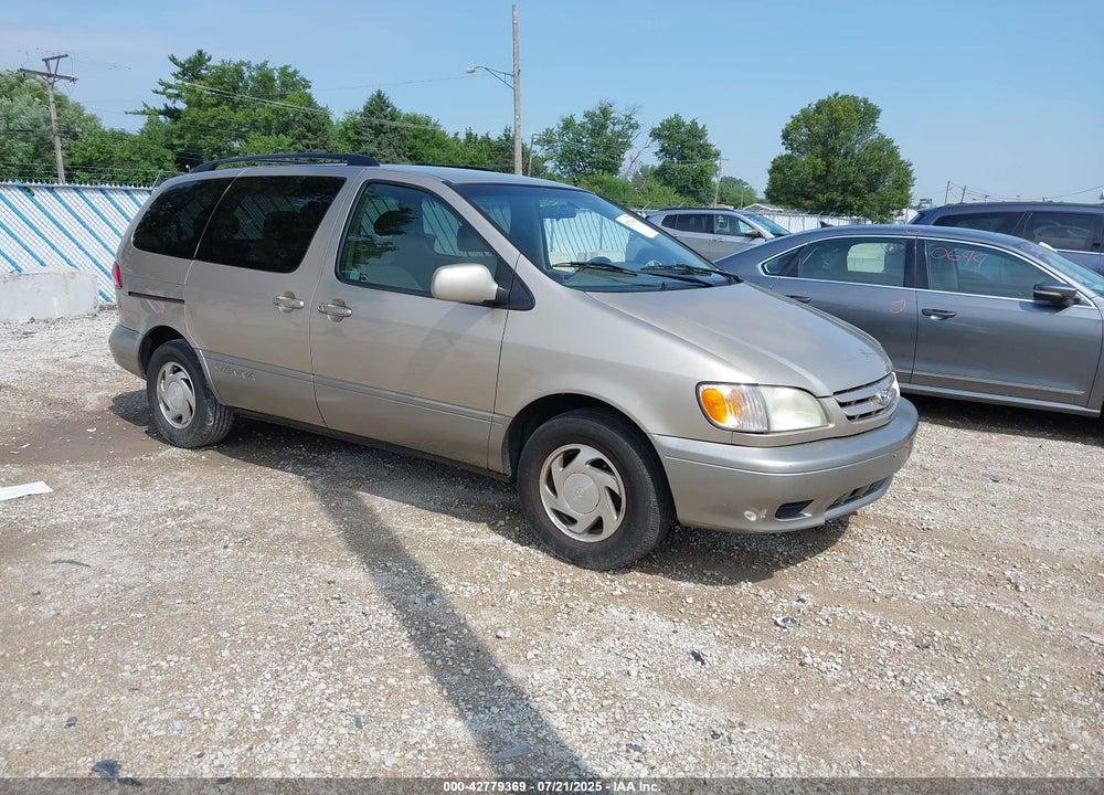2002 TOYOTA SIENNA LE VIN: 4T3ZF13C72U504142