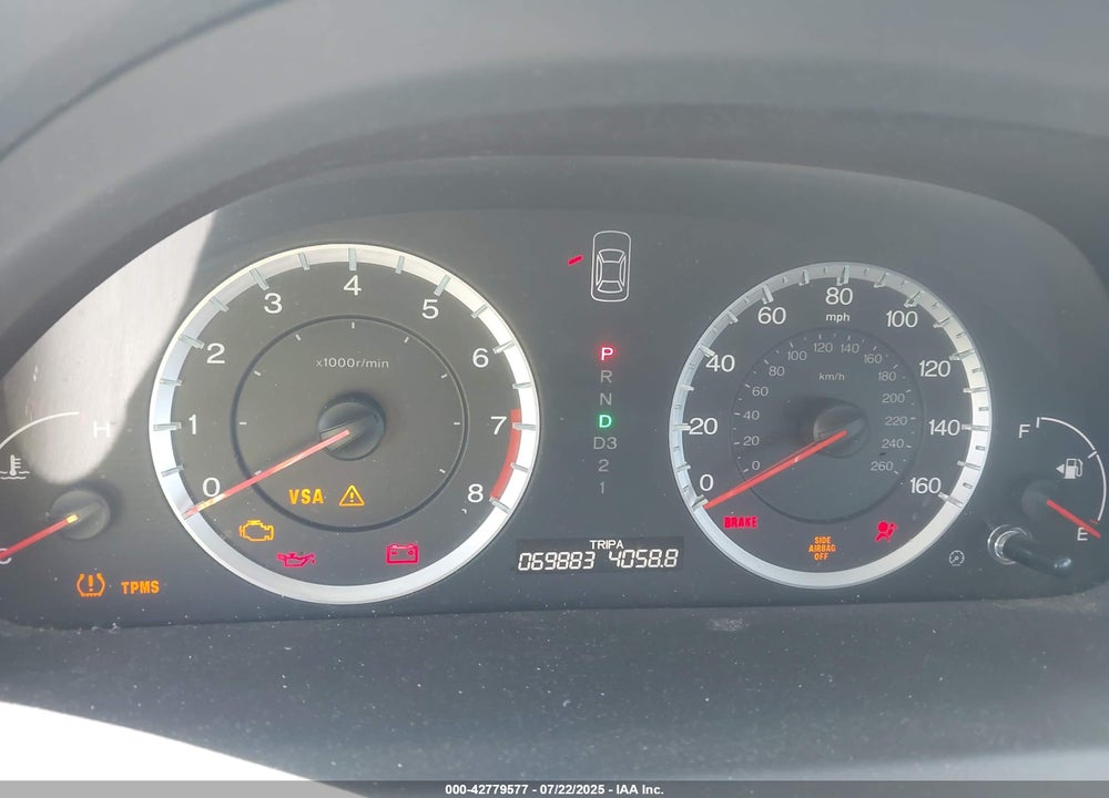 2009 HONDA ACCORD VIN: 1HGCP264X9A109900