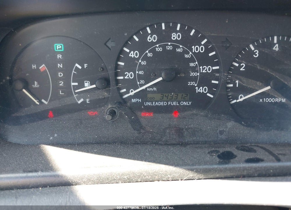 1999 TOYOTA CAMRY LE VIN: JT2BG22K7X0278072
