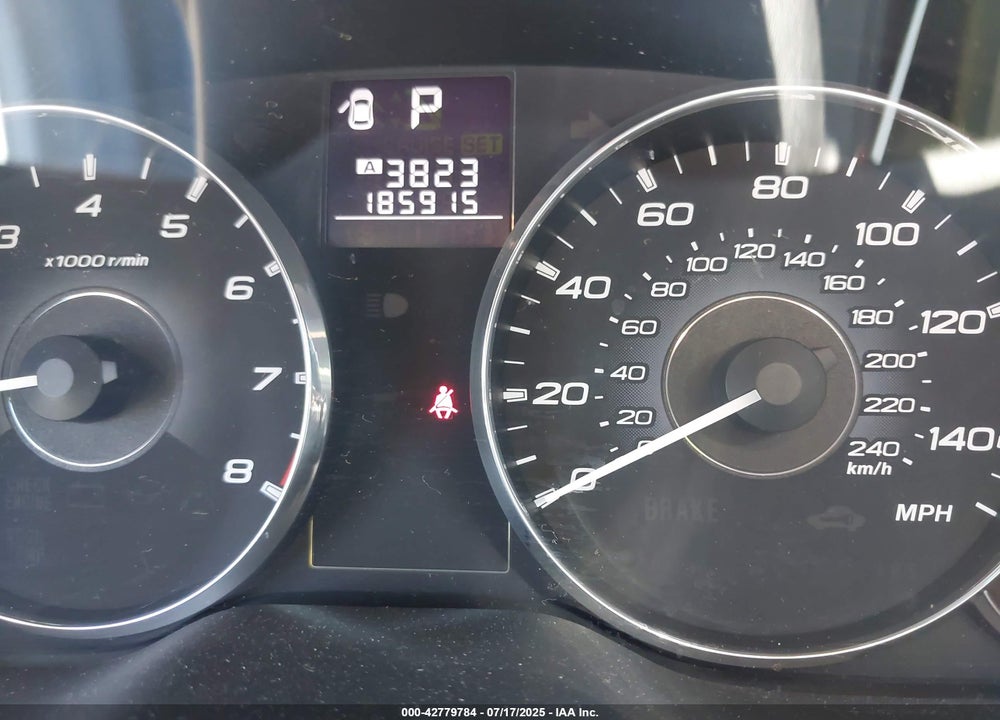2012 SUBARU OUTBACK VIN: 4S4BRBLCXC3204741