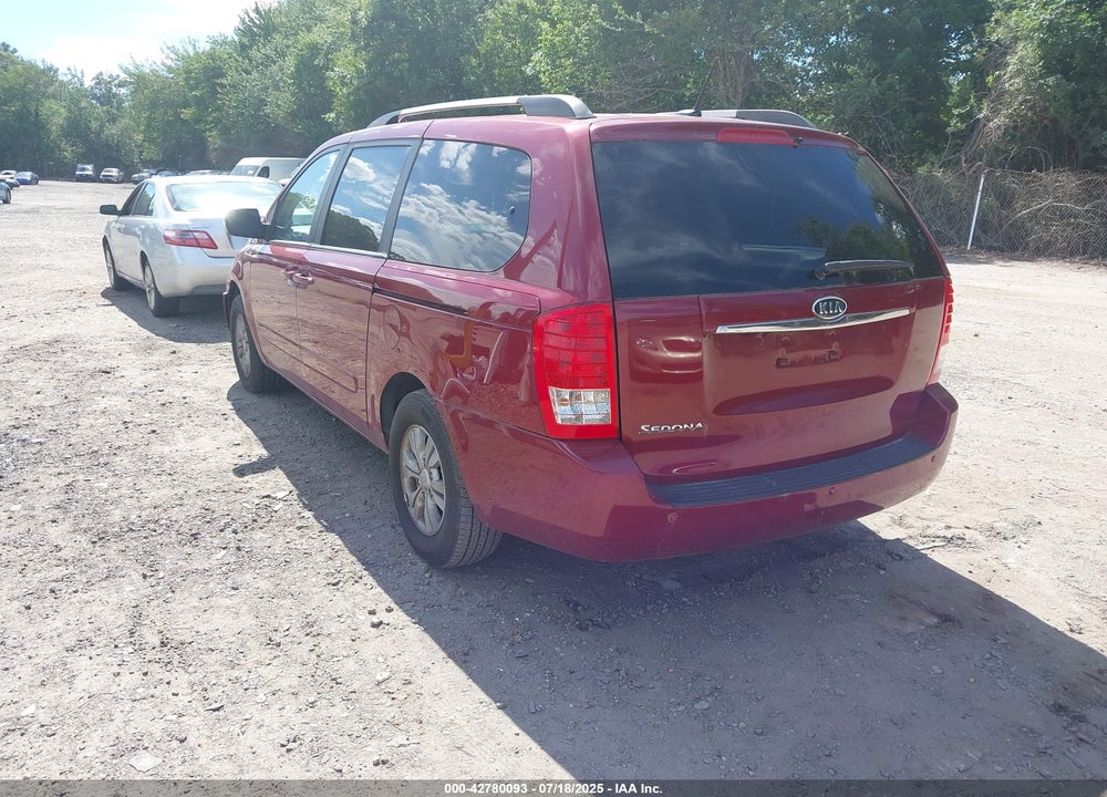 2012 KIA SEDONA LX VIN: KNDMG4C73C6447811