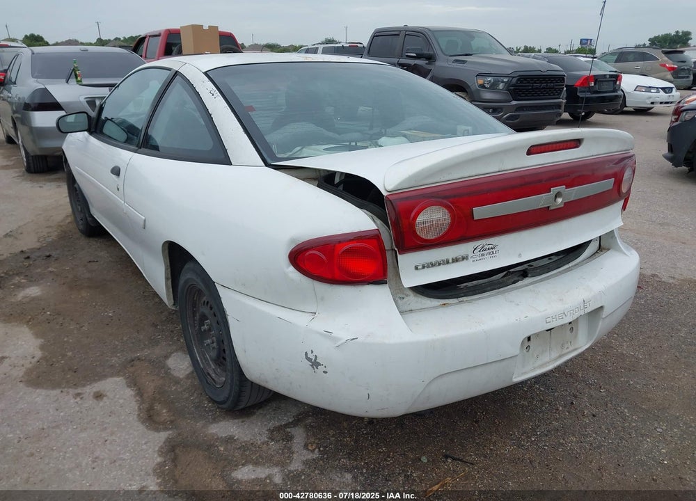 2003 CHEVROLET CAVALIER VIN: 1G1JC12F637230391