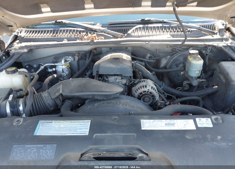 2000 CHEVROLET SILVERADO 1500 VIN: 2GCEK19V2Y1186595
