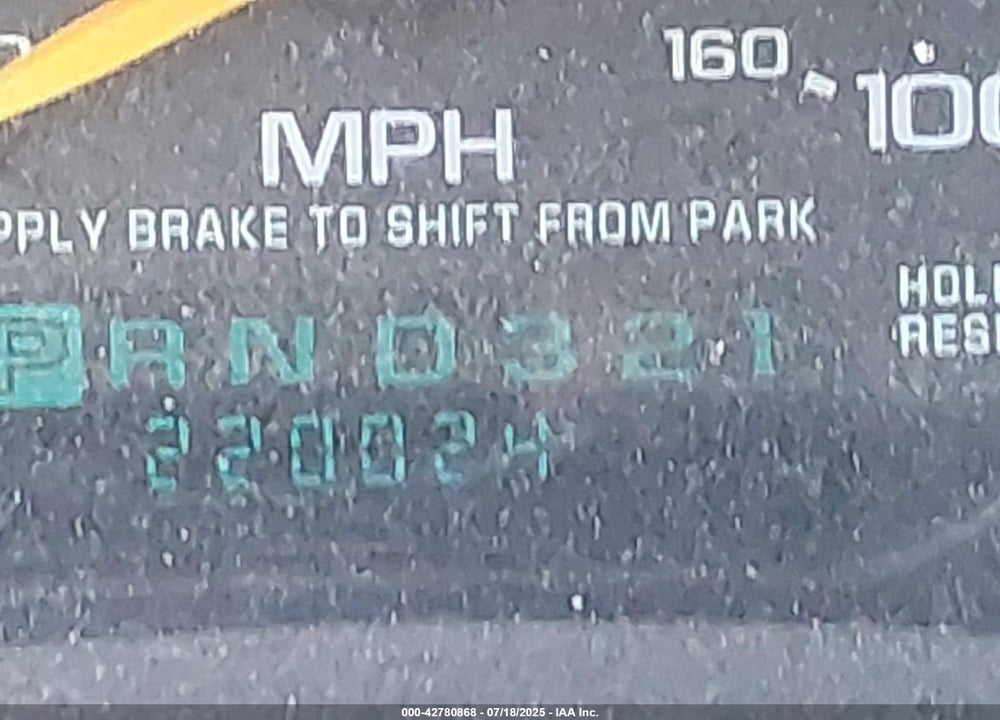 2000 CHEVROLET SILVERADO 1500 VIN: 2GCEK19V2Y1186595