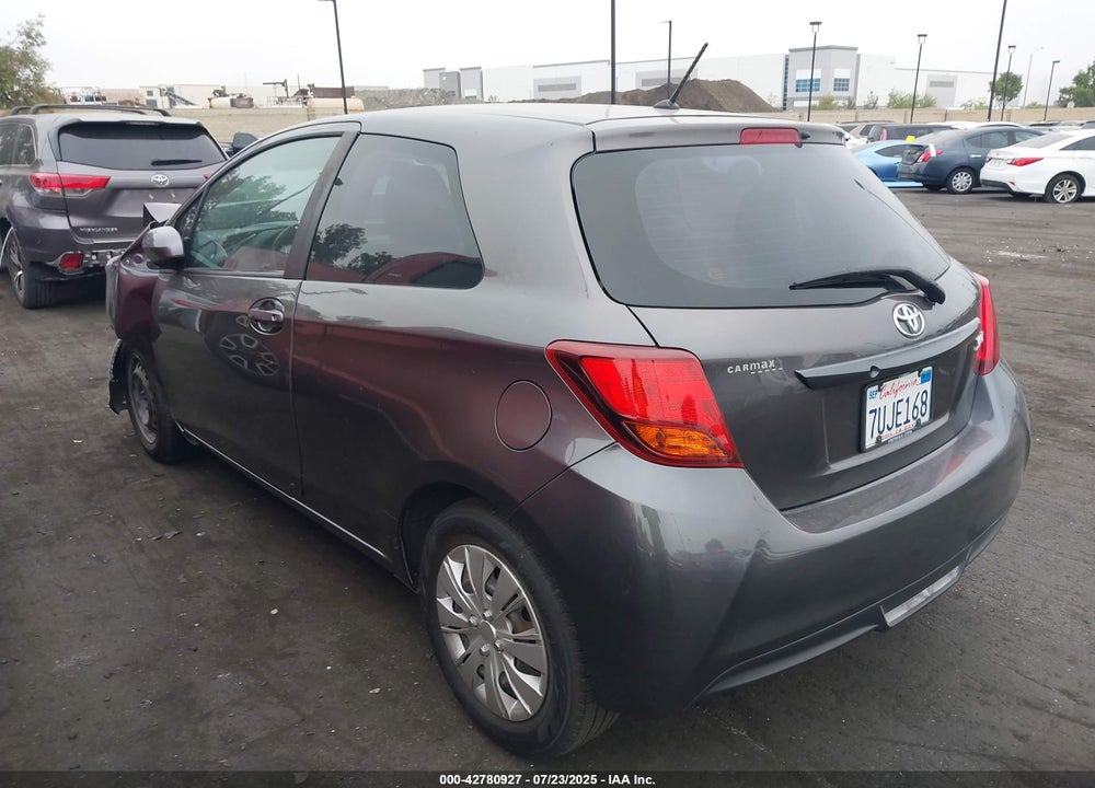 2015 TOYOTA YARIS L VIN: VNKJTUD38FA017341