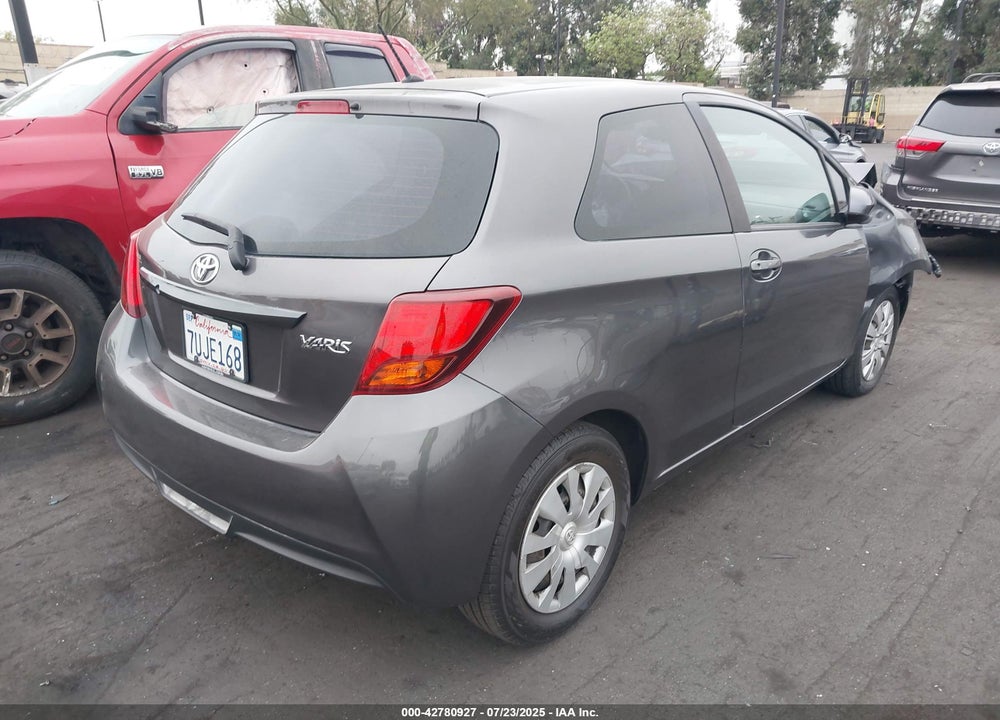 2015 TOYOTA YARIS L VIN: VNKJTUD38FA017341