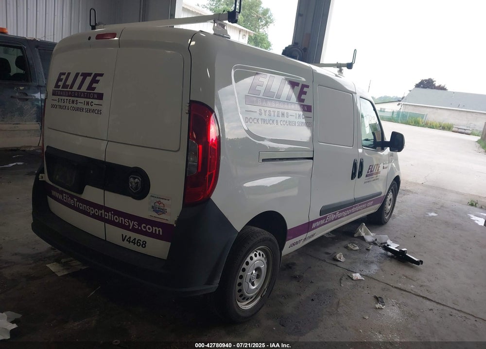 2021 RAM PROMASTER CITY TRADESMAN VIN: ZFBHRFAB9M6V34468