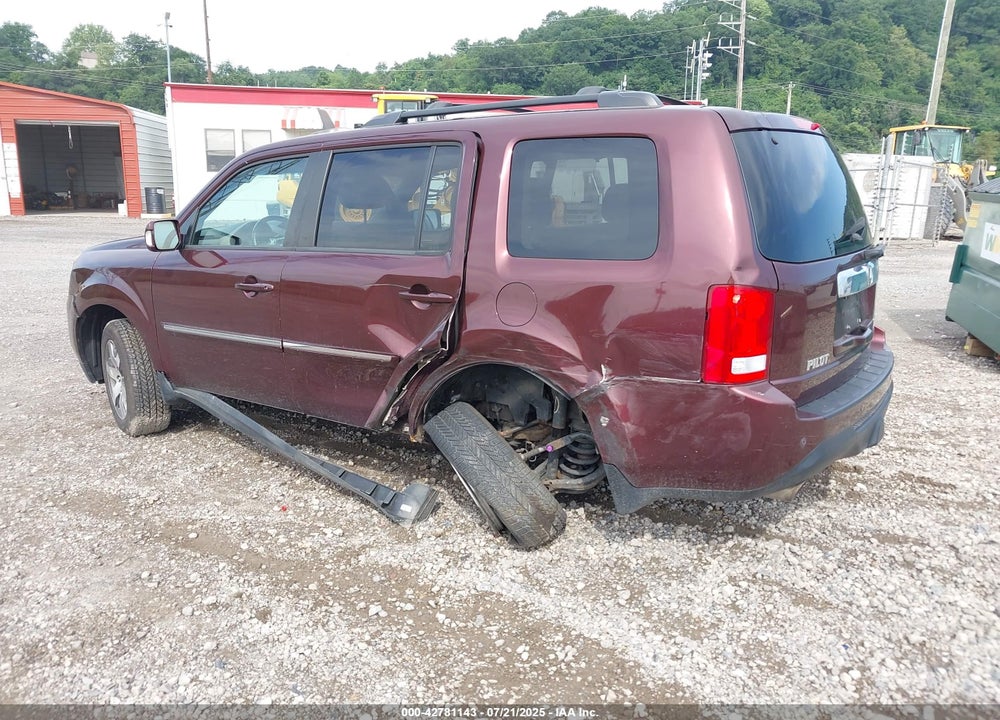 2012 HONDA PILOT VIN: 5FNYF4H96CB019413