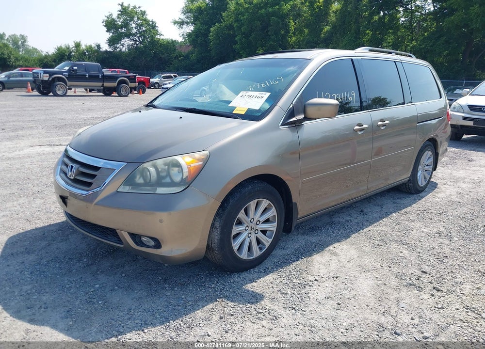 2008 HONDA ODYSSEY TOURING VIN: 5FNRL38858B097302