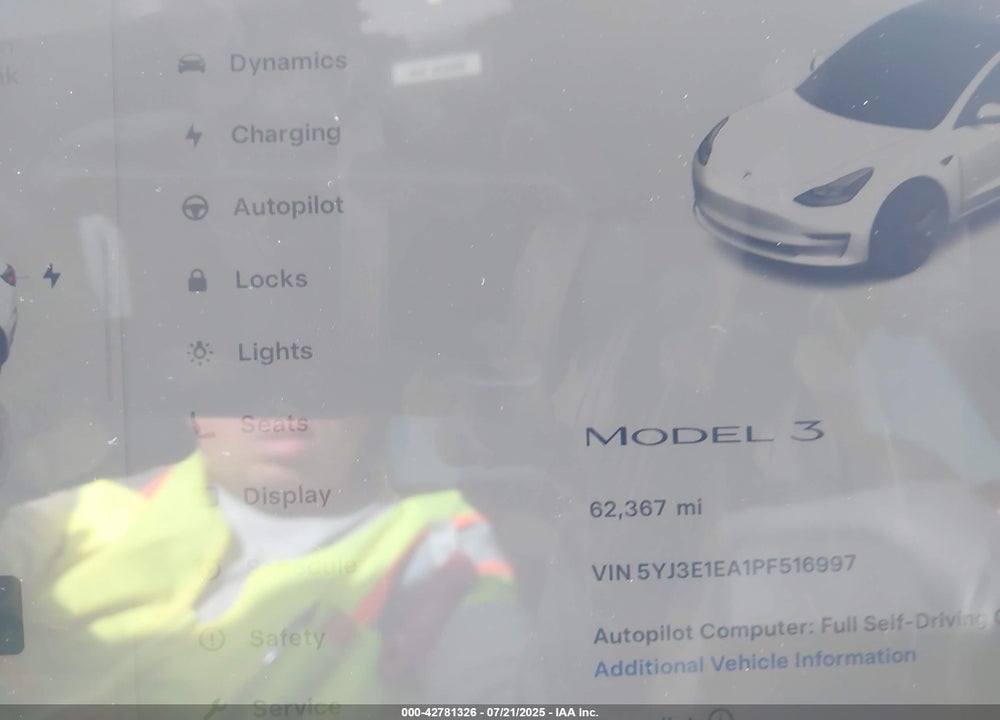 2023 TESLA MODEL 3 REAR-WHEEL DRIVE VIN: 5YJ3E1EA1PF516997