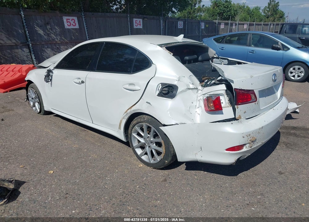2013 LEXUS IS250 VIN: JTHCF5C26D5063634