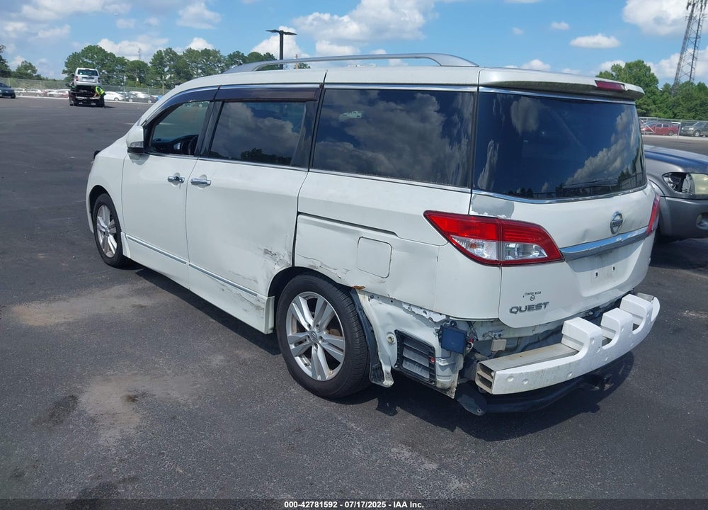 2011 NISSAN QUEST LE VIN: JN8AE2KP2B9005621