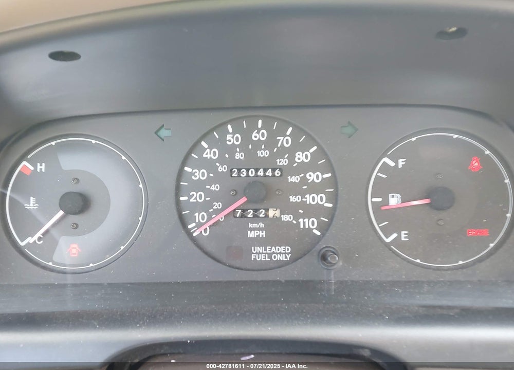 1997 TOYOTA COROLLA DX VIN: 1NXBB02E2VZ586126