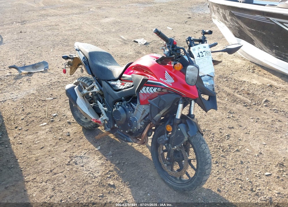 2017 HONDA CB500 X VIN: MLHPC4664H5400275