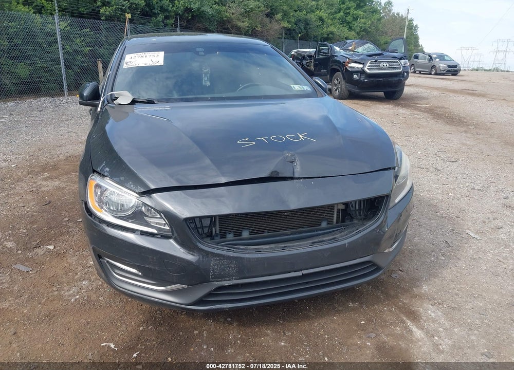 2015 VOLVO S60 T5 PREMIER VIN: YV126MFB9F1299878